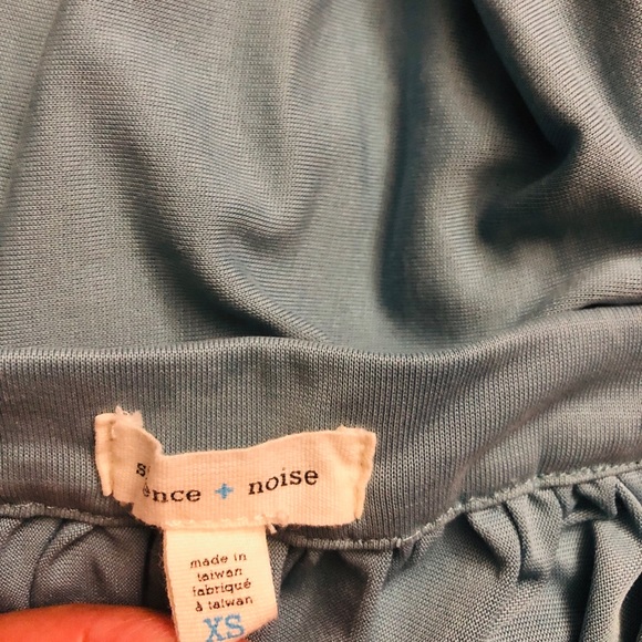 UO Silence and Noise light teal green mini skirt - Picture 5 of 8